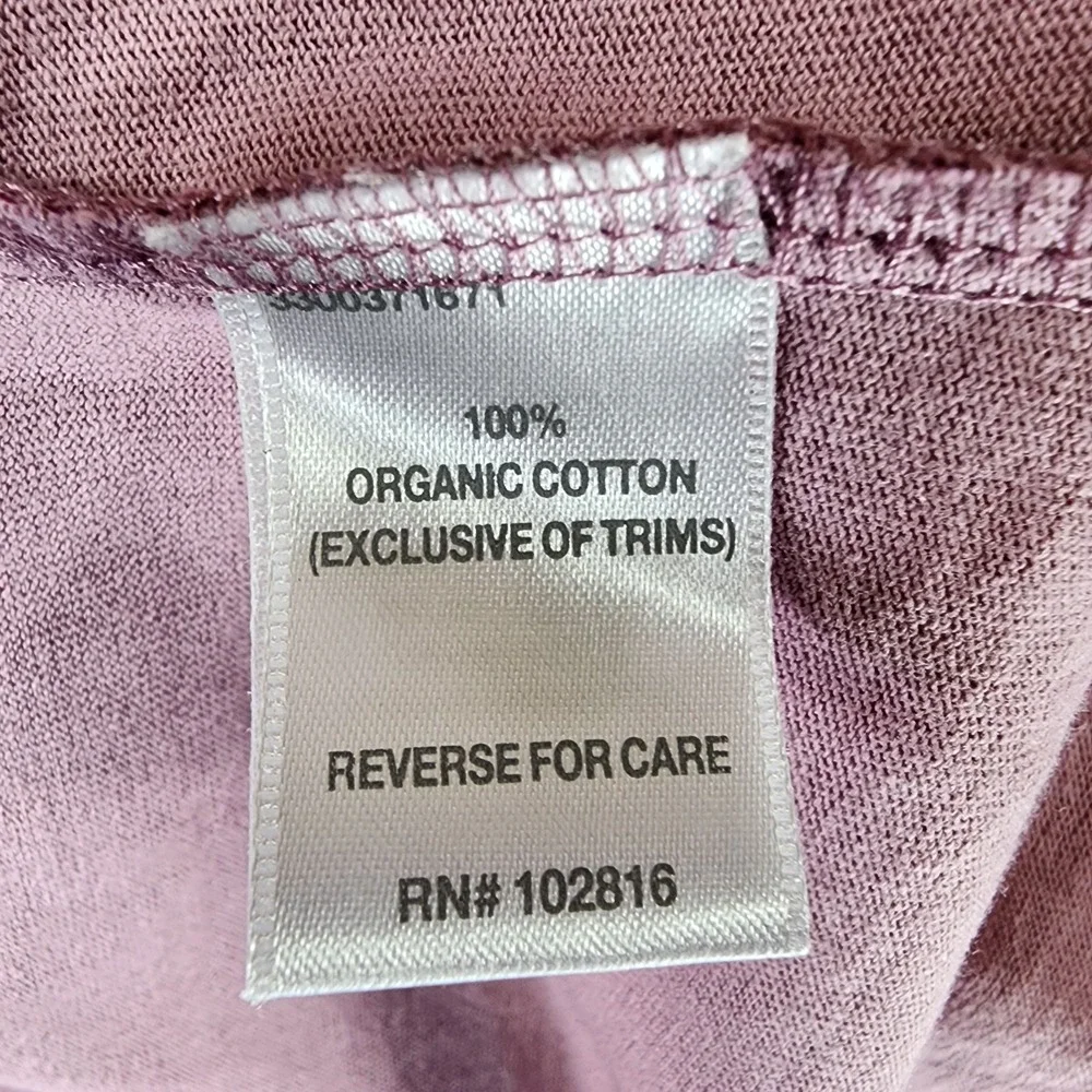 Garnet Hill Kids 100% Organic Cotton Sleeveless Floral Dress Girls XL Purple EUC